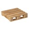 Vintiquewise Rustic Wooden Pallet Display Stand Natural Wood Riser for Home Decor Table Centerpiece Candle or Dessert Holders Plant Pot DIY Craft Party Accents and Event Presentation
